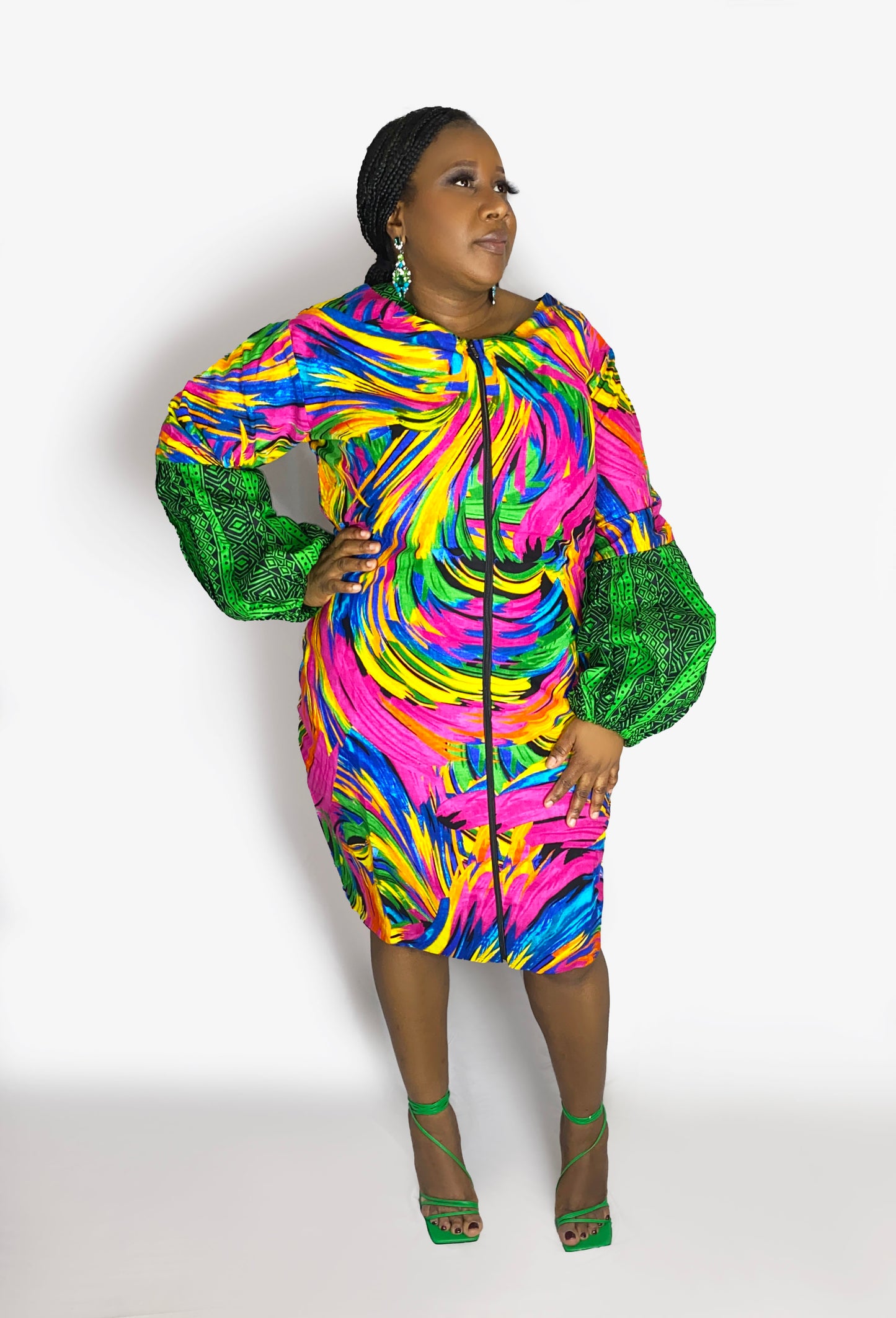 Ankara Jacket + Dress Set
