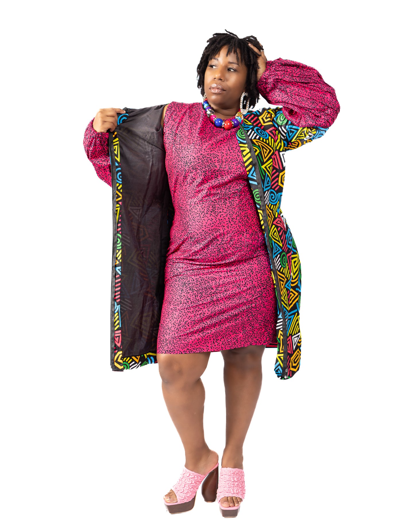 Ankara Jacket + Dress Set