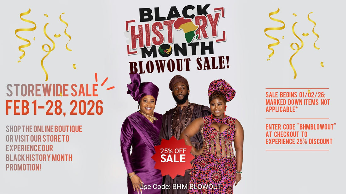The Black History Month Blowout Promotion Returns!
