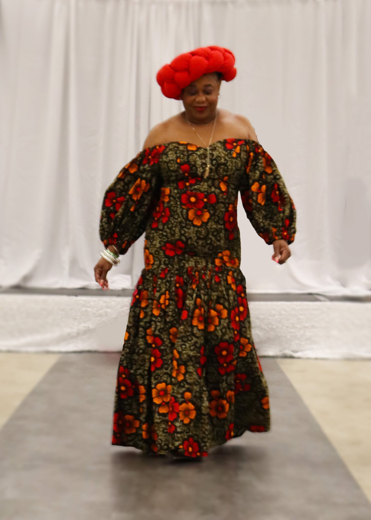 Ankara Sweetheart Top + Mermaid Skirt Set