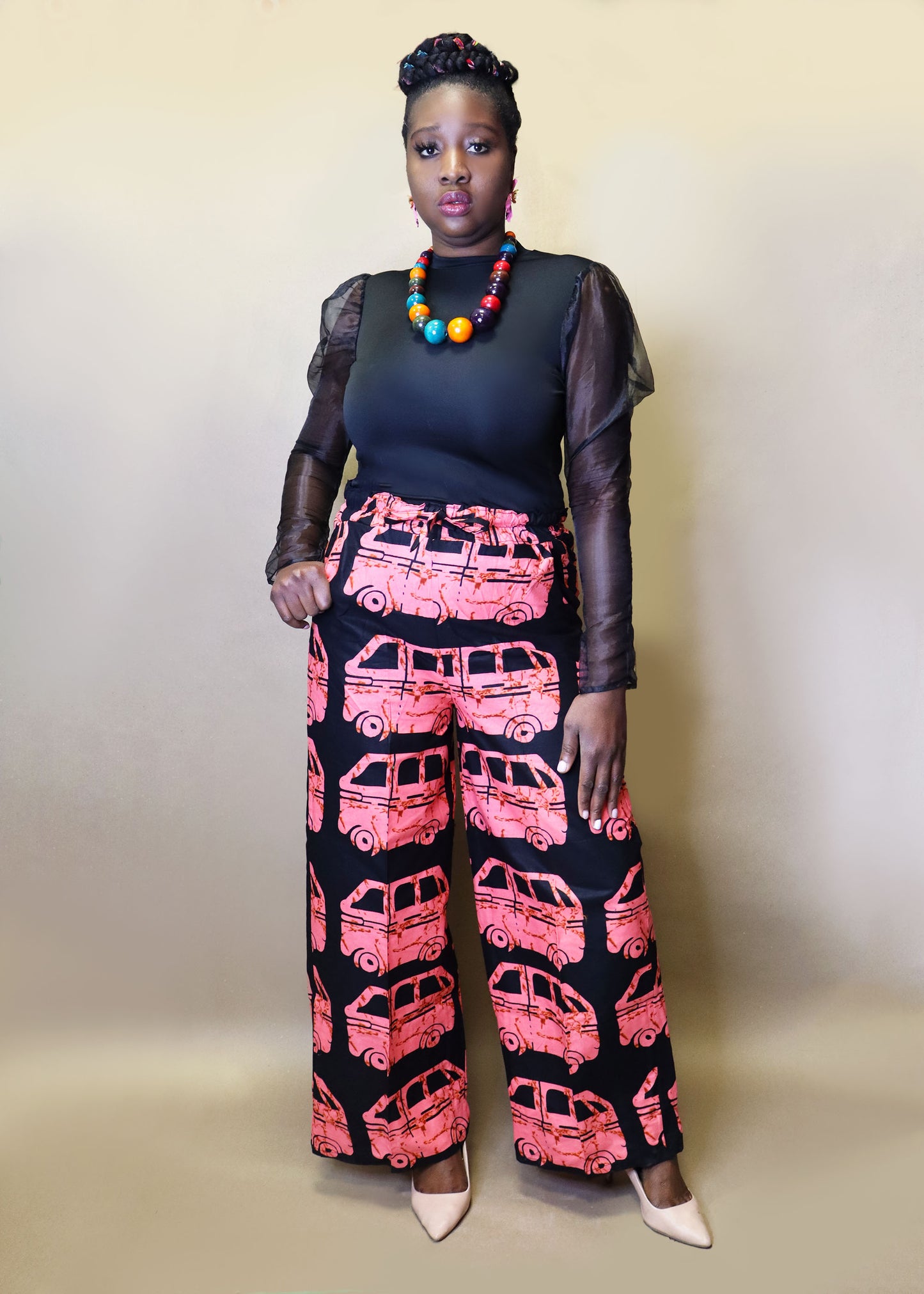 Ankara Print Palazzo Pants
