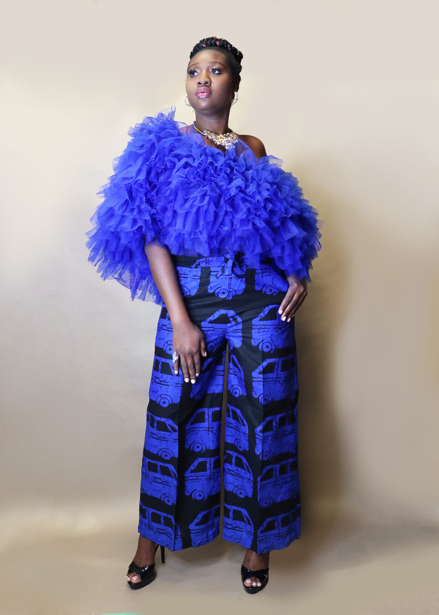 Ankara Print Palazzo Pants