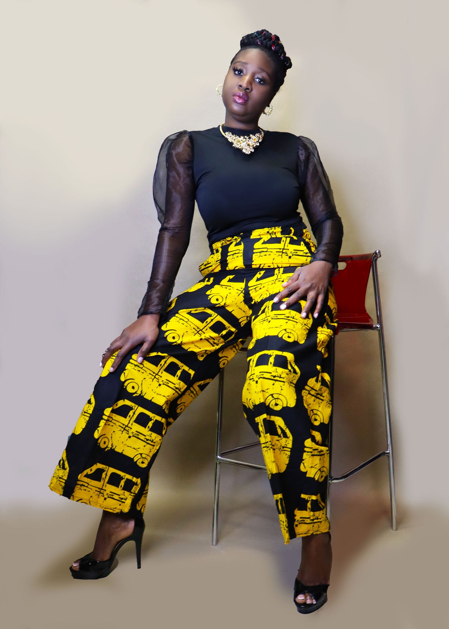 Ankara Print Palazzo Pants