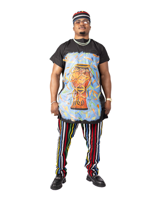 Traditional Hand-Painted Asoke Set